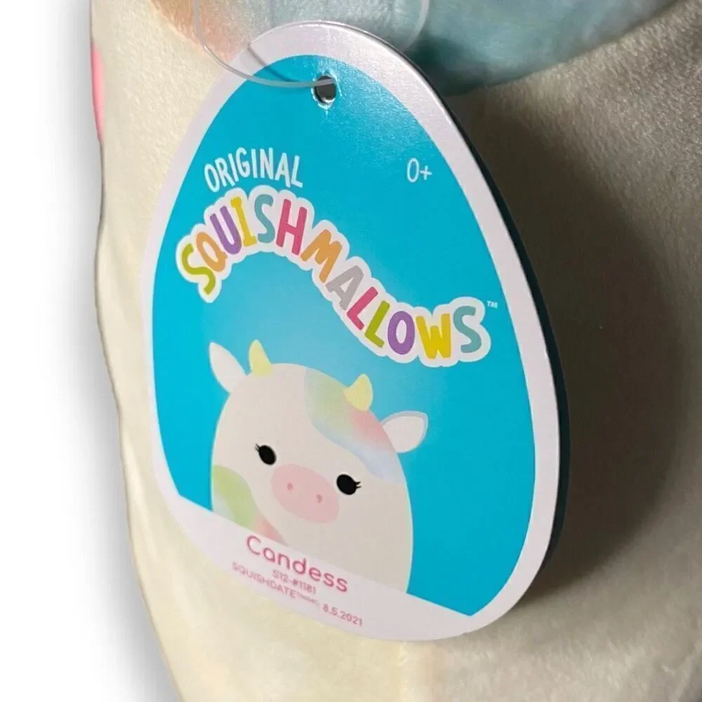 Squishmallows Kellytoy Easter Candess the Cow 12